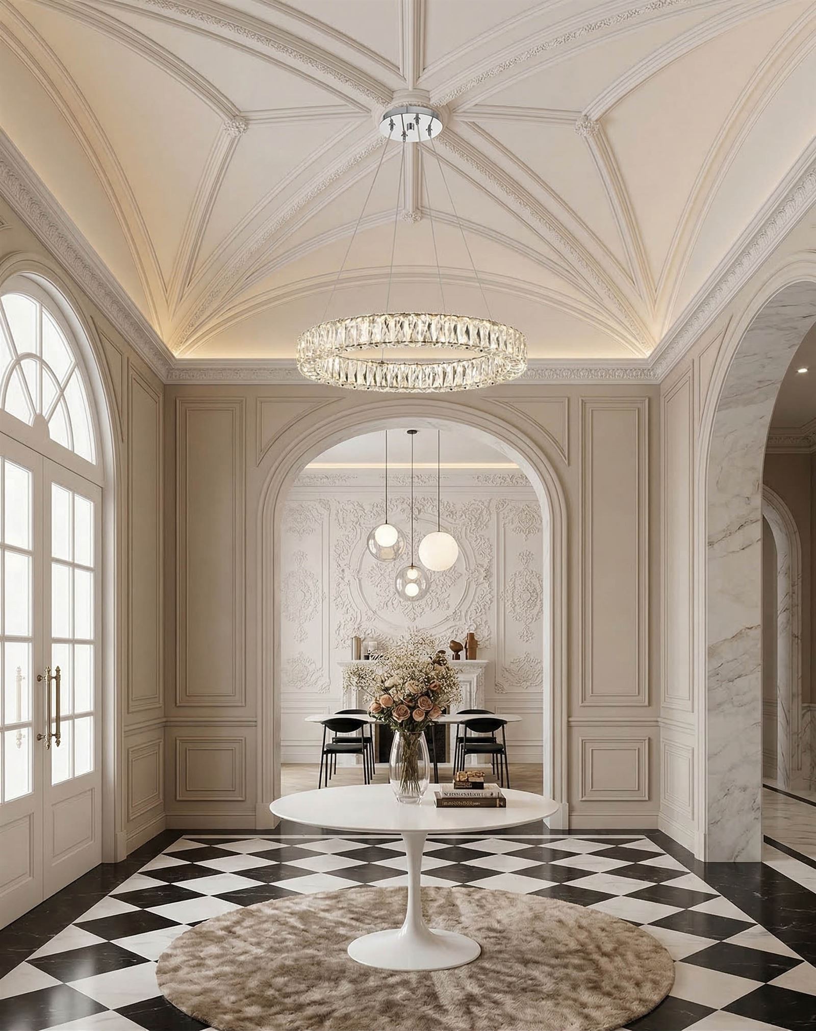 Home Foyers dimmable LED chandelier Home Foyers dimmable LED chandelier