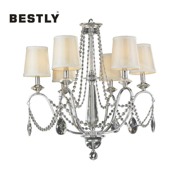 لامپ های کریستال کریستال لوستر با سایه